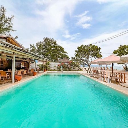 Bungalow Cafe Gili Beachfront 吉利美诺 外观 照片